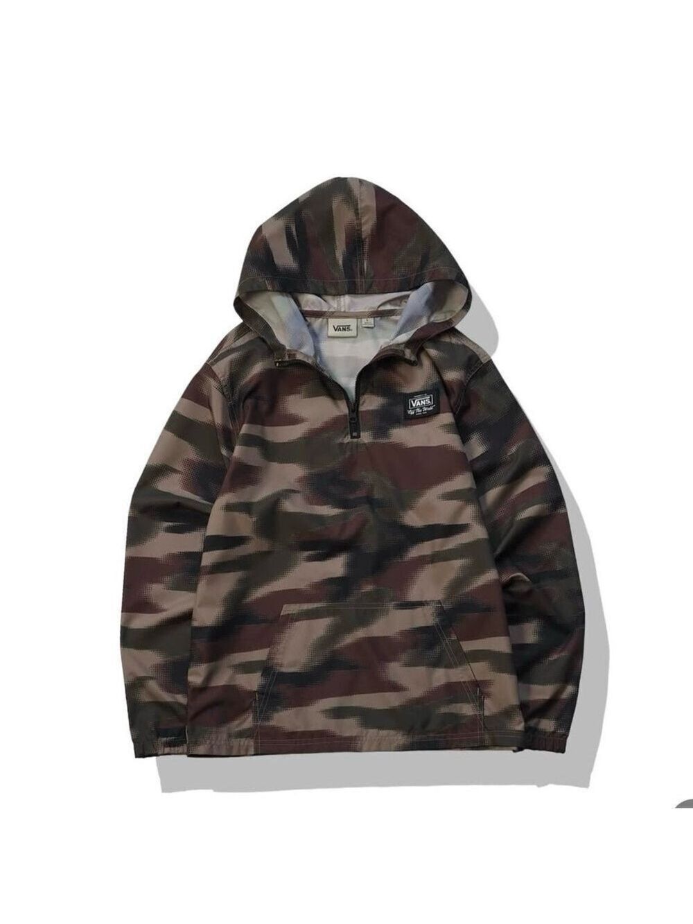 VANS Off The Wall Camo Hooded Windbreaker Jacket
